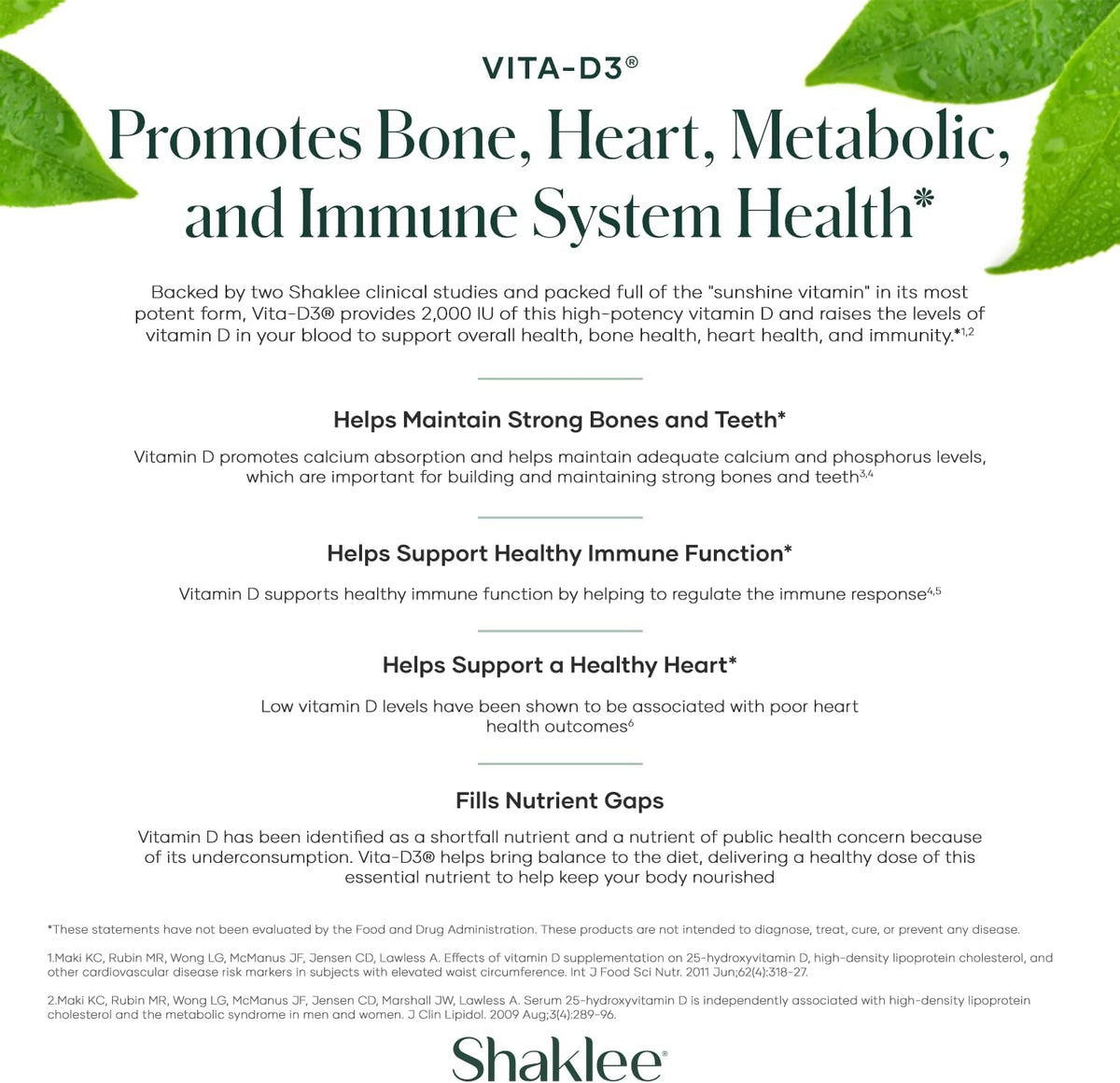 Shaklee Vita-D3® 2,000 IU (50 mcg) – High-Strength Vitamin D3 for Bone, Muscle and Immune Health | 90 Tablets - görsel 2