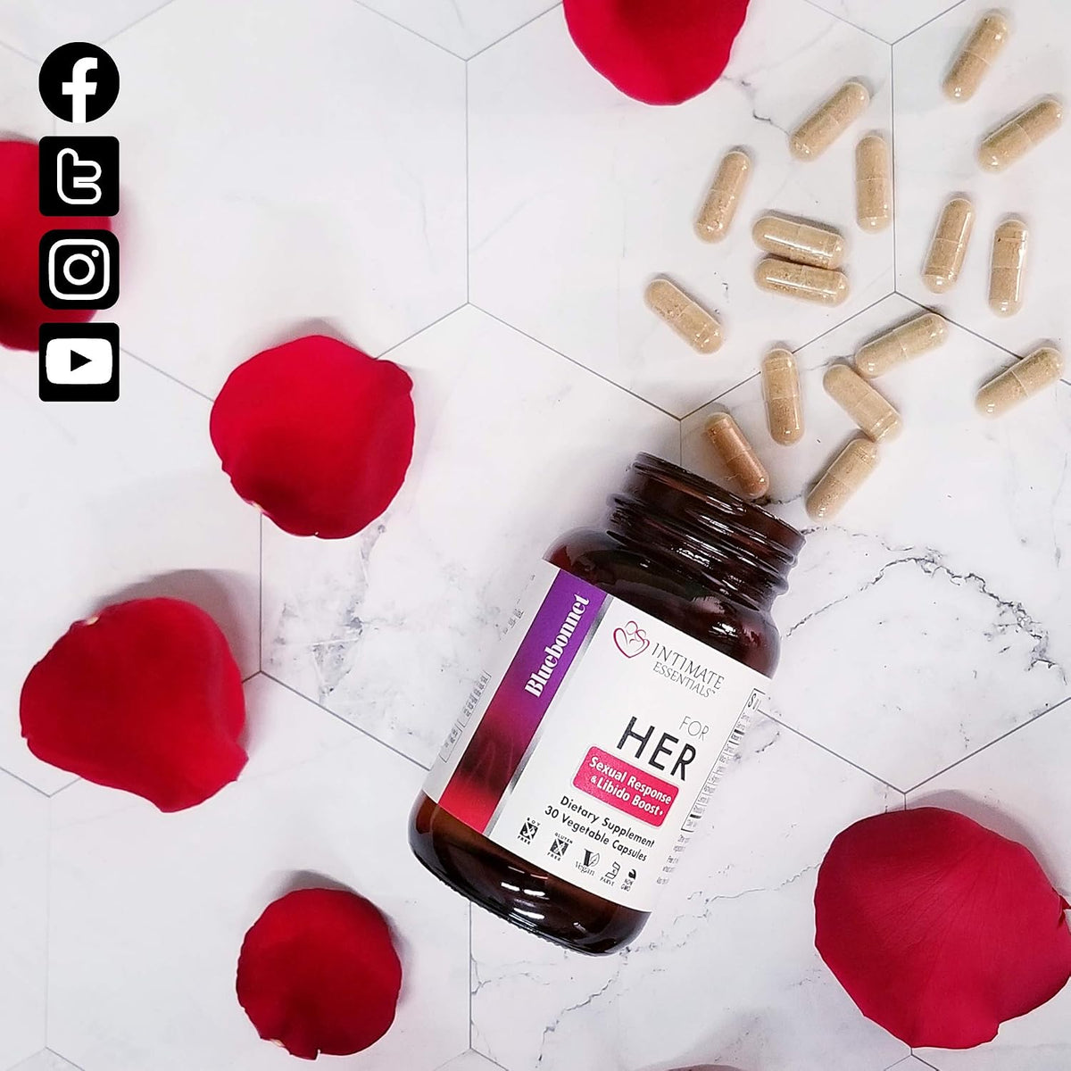 Bluebonnet Nutrition Intimate Essentials for Her – Female Vitality & Libido Support, 30 Capsules - görsel 6