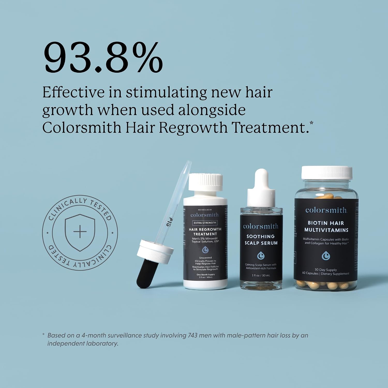 colorsmith Biotin Hair Multivitamins, 2500mcg Biotin with Collagen, 60 Capsules - görsel 7