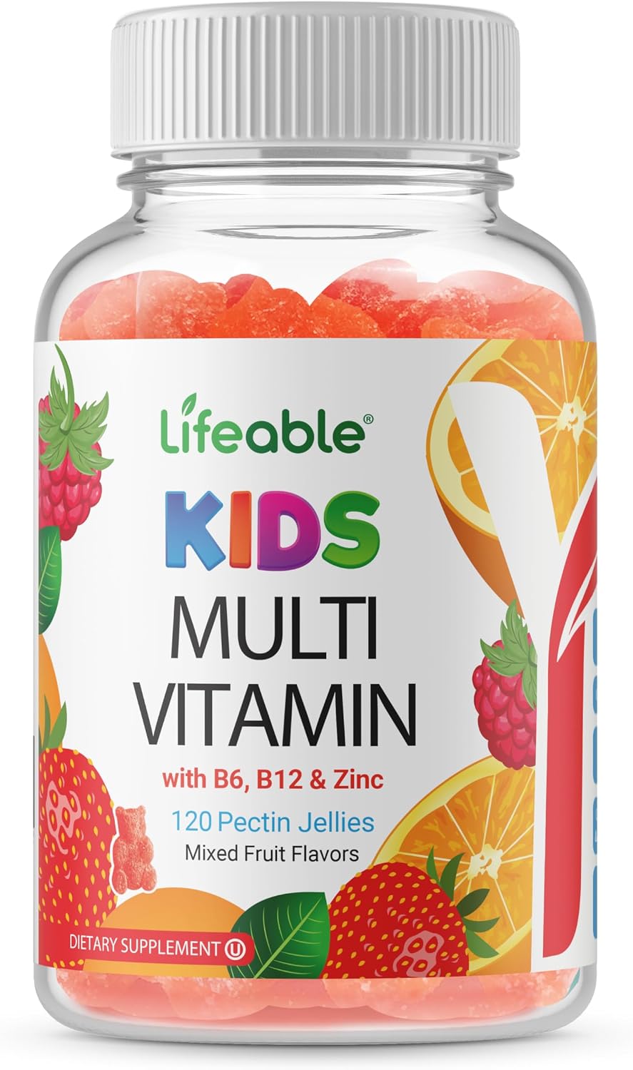 Doctors Finest Kids Multivitamin Gummies - Vegetarian, Non-GMO, 120 Count - görsel 1