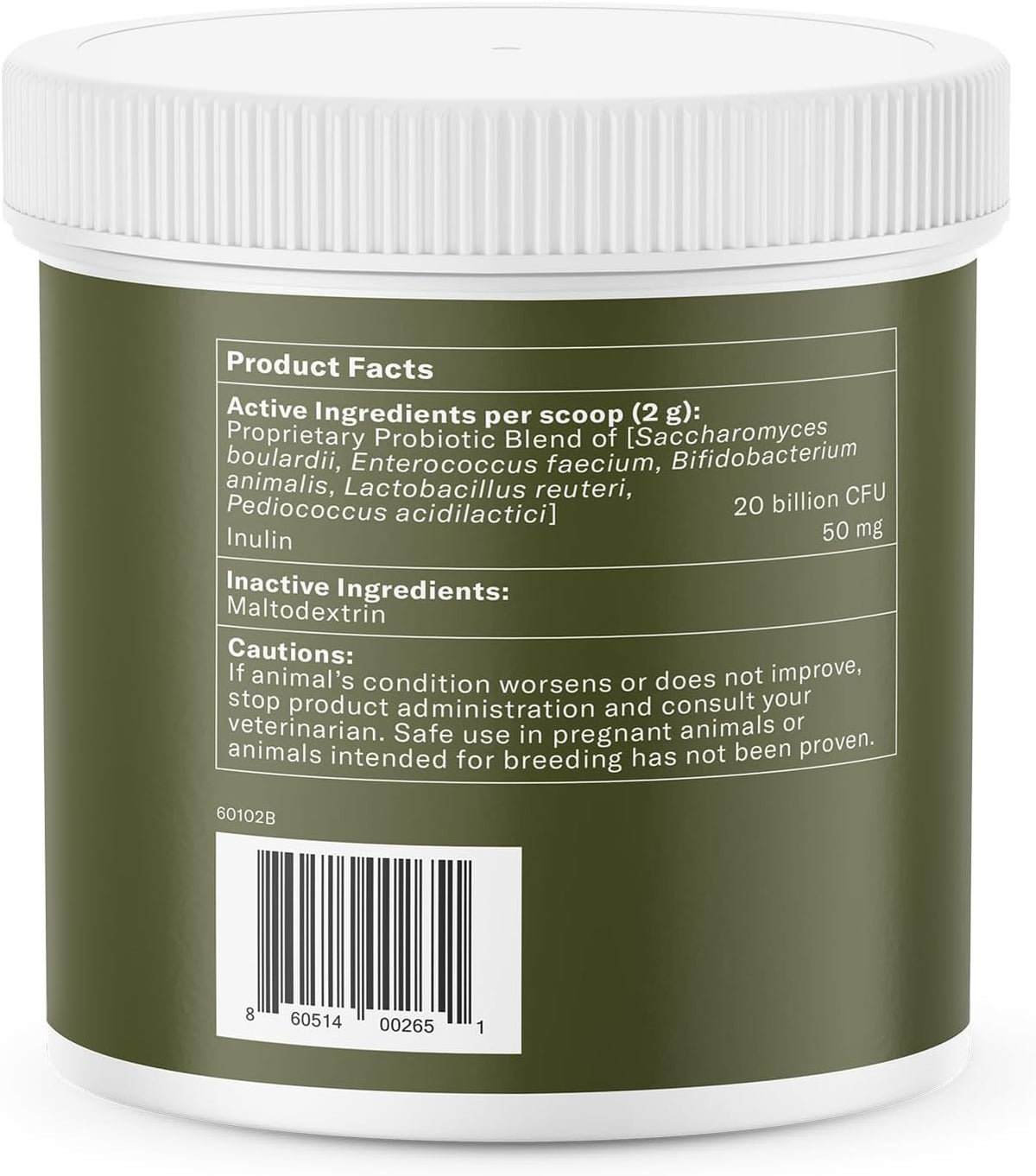 Nom Nom Dog GI-Targeted Probiotic Support - with Prebiotic Fibre, Inulin, and Saccharomyces boulardii - Gut Health Dog Probiotics for Gastrointestinal and Digestive Support (GI Powder) - görsel 2