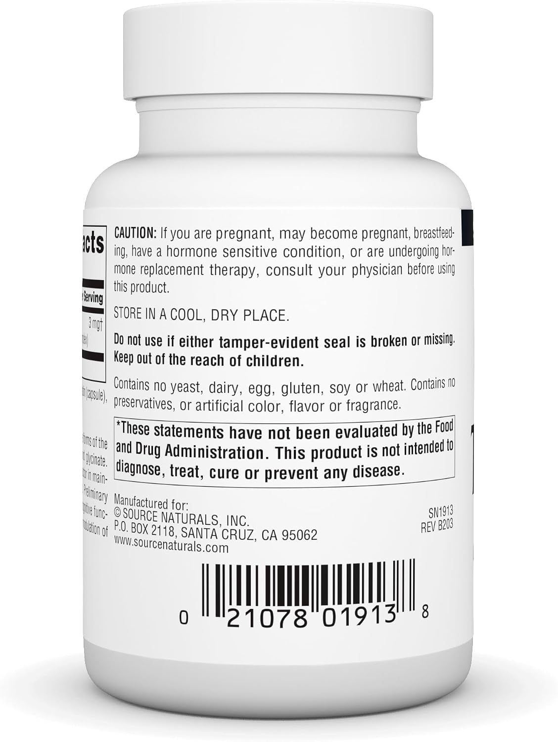 Source Naturals Triple Boron – 3 mg, 100 Capsules (Three Bioavailable Forms) - görsel 2