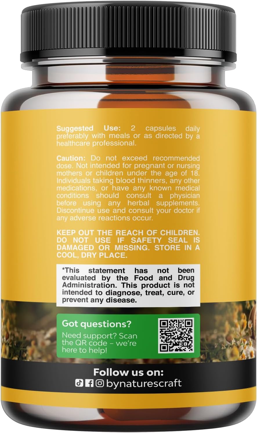 Natures Craft Bee Pollen Pills – 180 Capsules (1000mg per Serving) – Vegetarian, Non-GMO, Gluten-free Supplement - görsel 9
