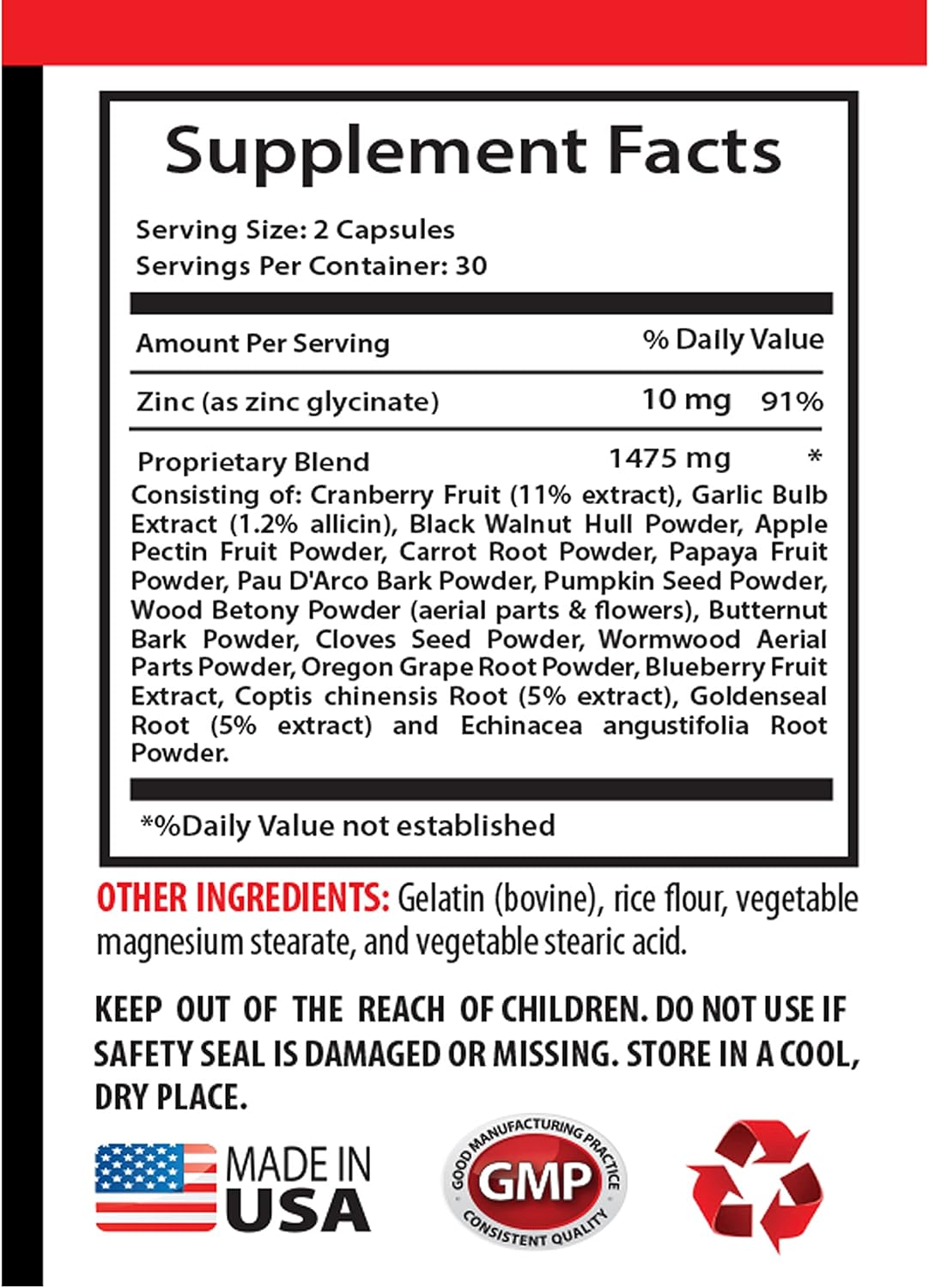 VIP Supplements Black Walnut Wormwood Complex - 1500 mg, 120 Capsules (2 Bottles) - görsel 5