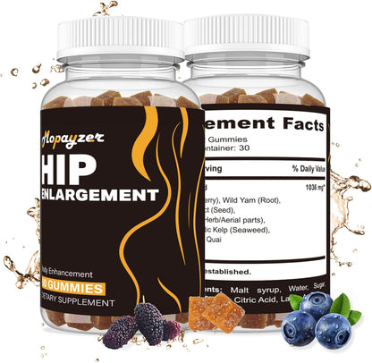 Booty Gummies for Natural Curves – Berry Flavour, 60 Gummies