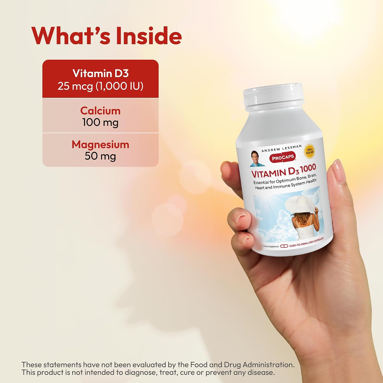 Andrew Lessman Vitamin D3 1000 IU, 360 Capsules - görsel 3