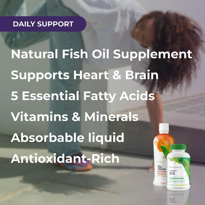 Youngevity Essential 90 Pak - Ultimate All-in-One Multivitamin Combination with Tangy Tangerine and EFA Softgels (30 Servings)