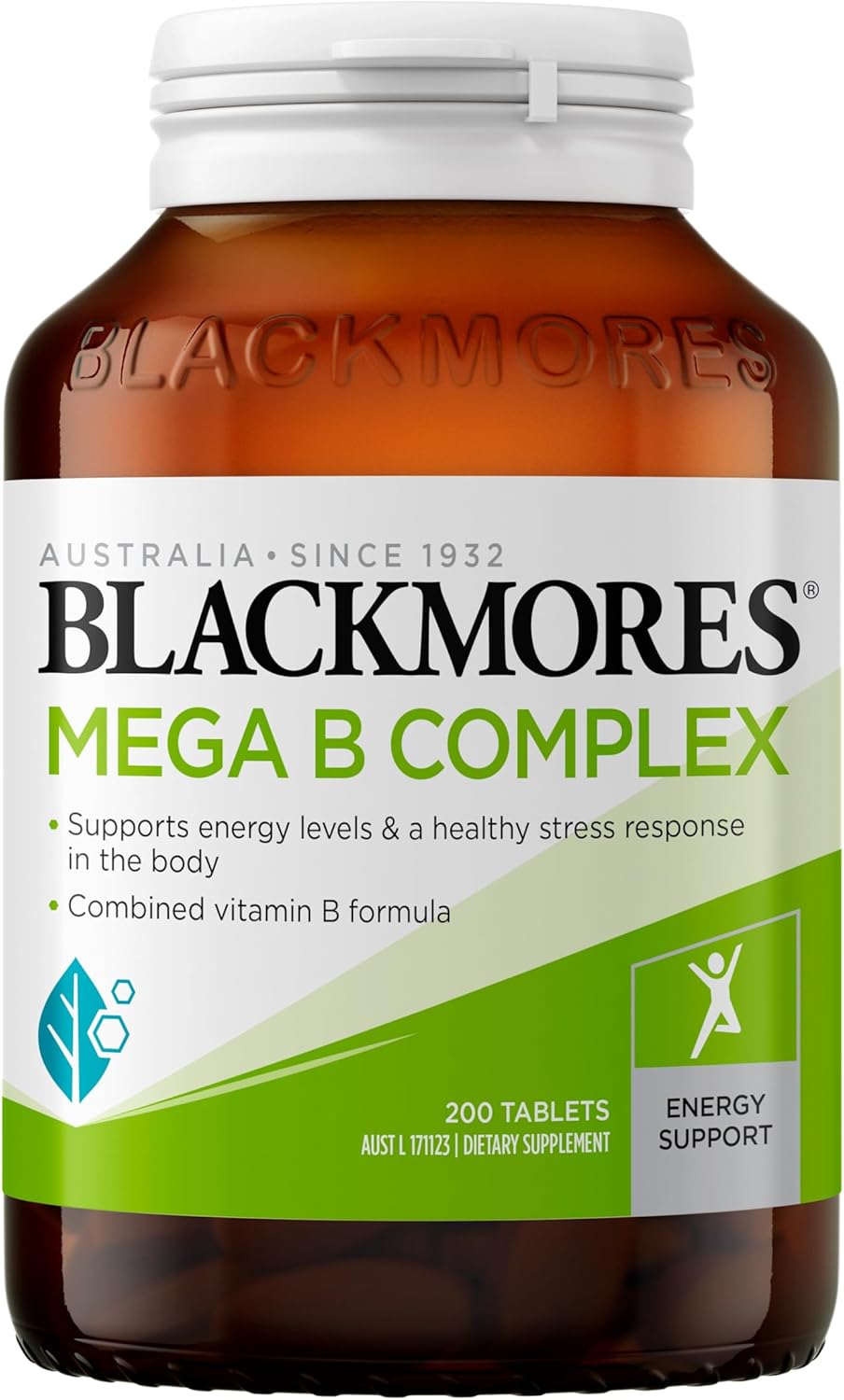 Blackmores Mega B Complex 200 Tablets - görsel 1