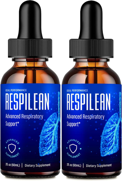 Respilean Drops – Blood Formula Support Supplement, Maximum Strength, All Natural (Pack of 2)