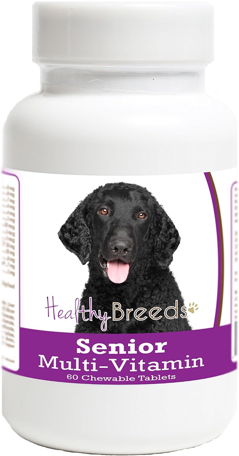 Healthy Breeds Curly-Coated Retriever Senior Dog Multivitamin Tablets (60 Tablets) - görsel 1