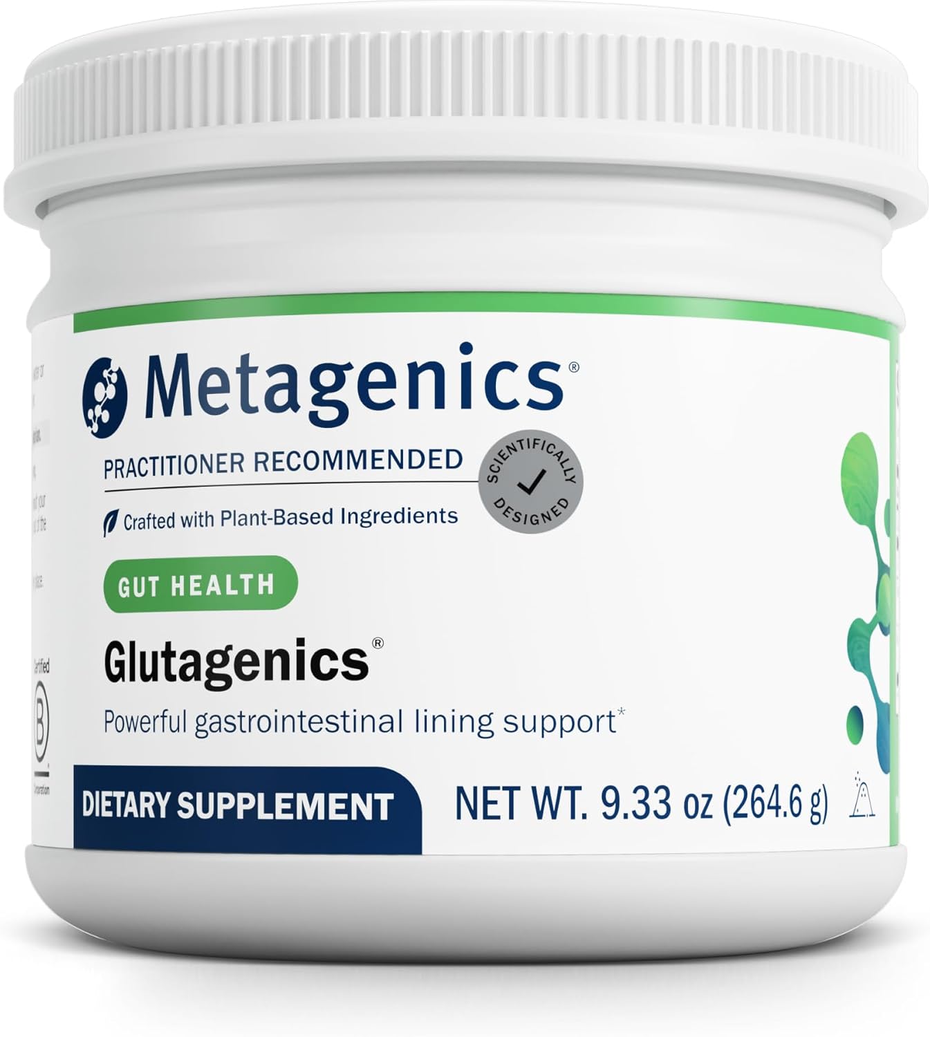 Metagenics Glutagenics - L-Glutamine with DGL & Aloe Vera - Gut Health Support - 60 Servings - görsel 1