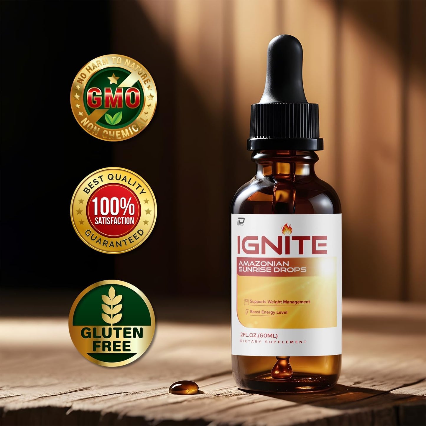 Ignite Amazonian Sunrise Drops – Liquid Supplement, Daily Health Support, 3-Pack - görsel 3