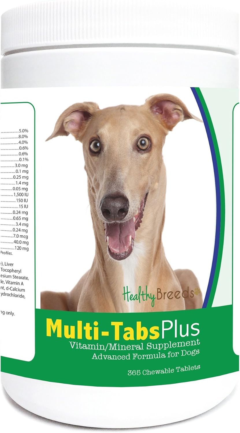Healthy Breeds Italian Greyhound Multi-Tabs Plus Chewable Tablets 365 Count - görsel 1