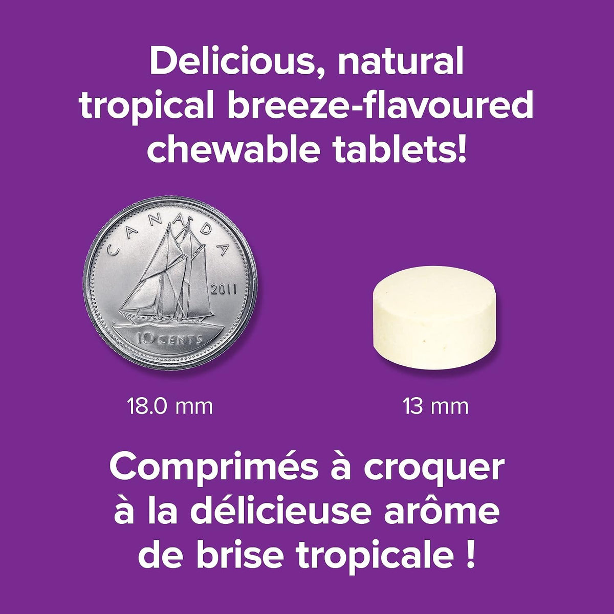 Webber Naturals Vitamin C Chewable 500 mg, Tropical Breeze - 120 Tablets - görsel 5