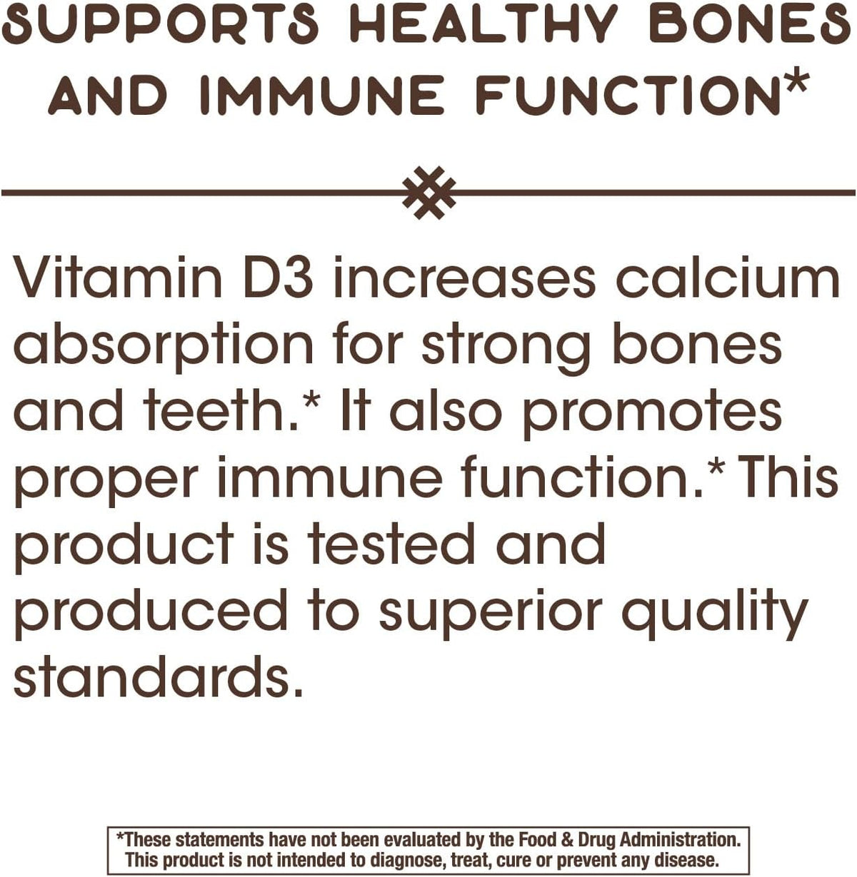 Nature's Way Vitamin D3 Extra Strength, Sugar-Free, Chocolate Flavoured, 90 Chewables - görsel 6
