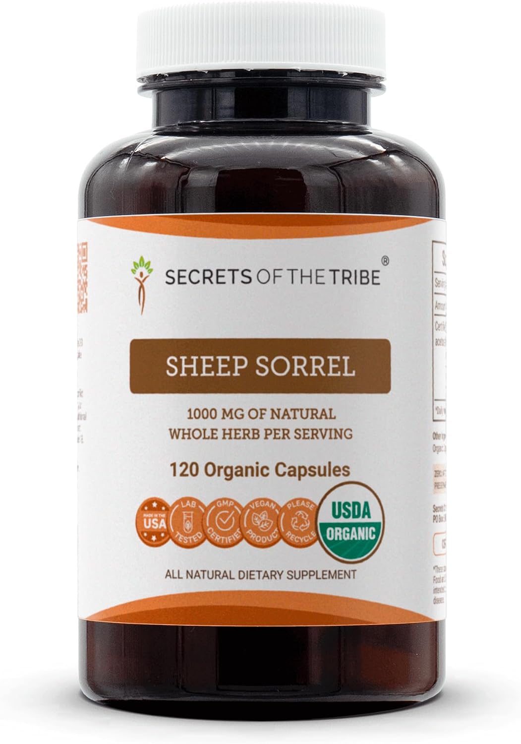 Secrets of the Tribe Sheep Sorrel Capsules - 60 Vegetable Capsules - görsel 5