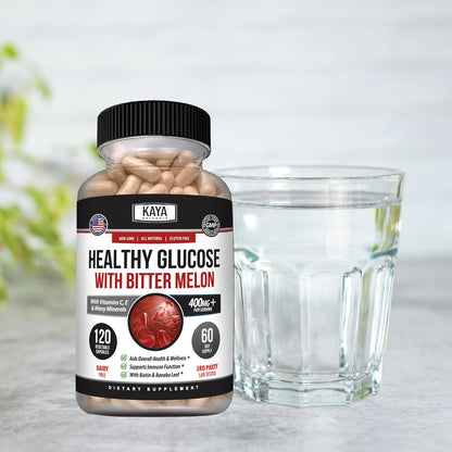 Kaya Naturals Healthy Gluco with Bittermelon Capsules - 120