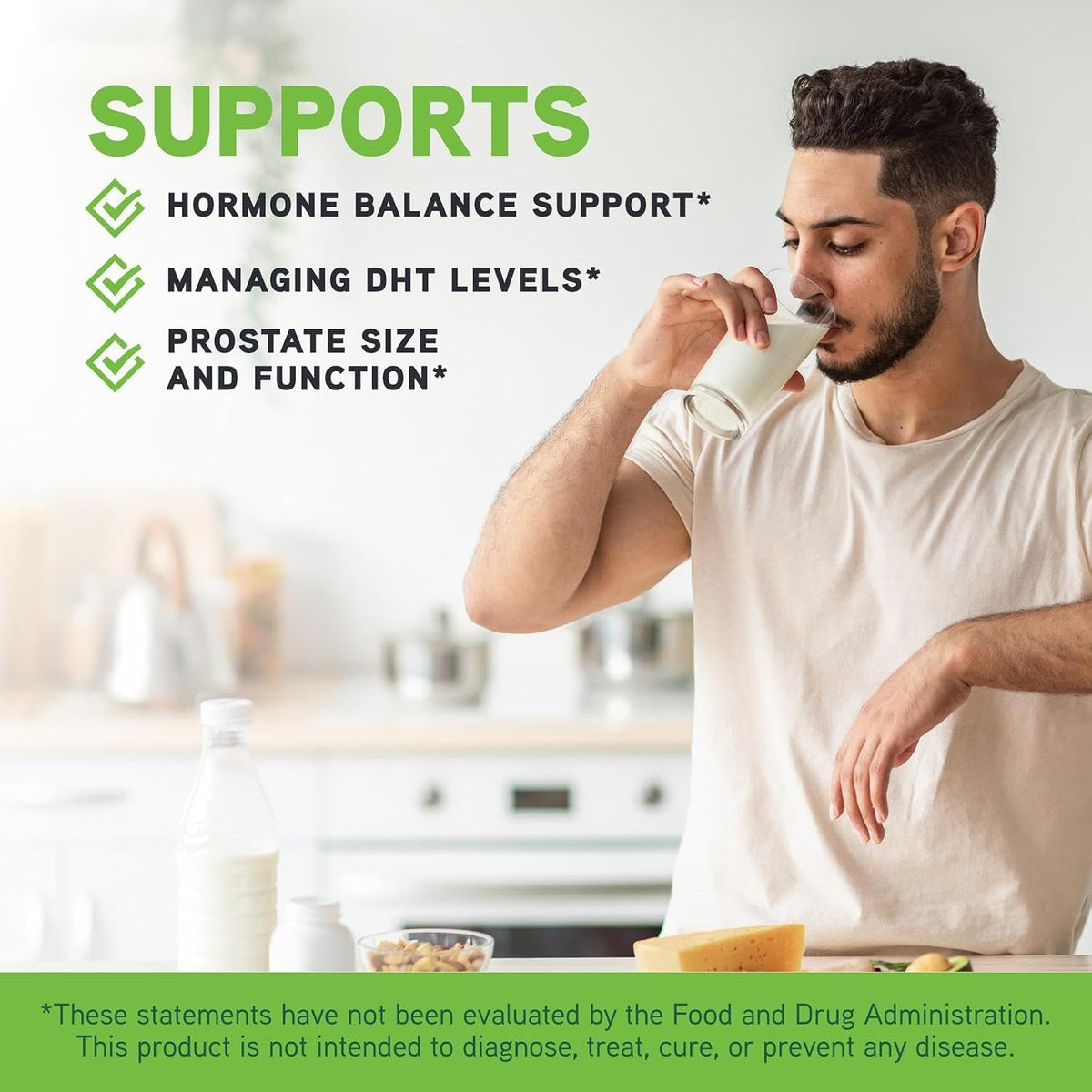 DaVinci Labs Prostate Health - Support for Prostate, Urinary & Men's Health with Saw Palmetto, Zinc, Green Tea Extract & More - 60 Vegetarian Capsules - görsel 5