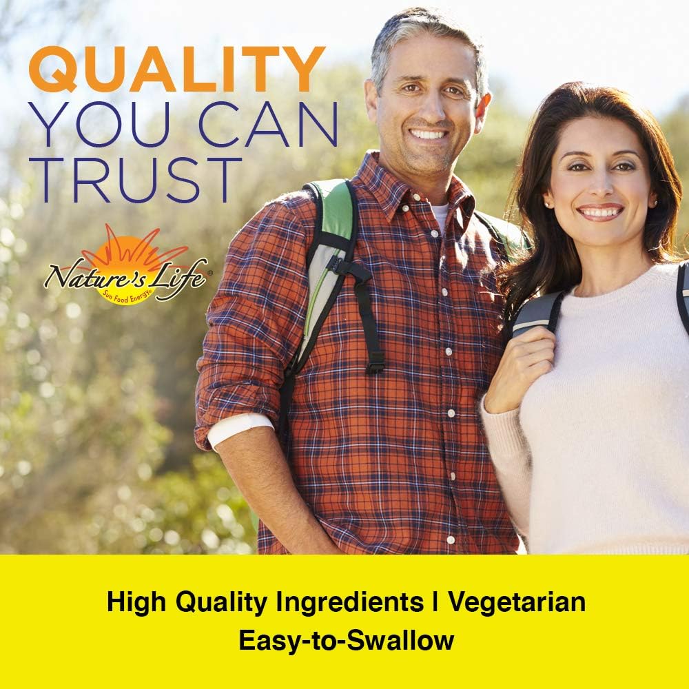 Nature's Life Vitamin K 1000mcg | Phylloquinone K-1 Supplement for Bone & Heart Health | 50 Vegetarian Capsules - görsel 4