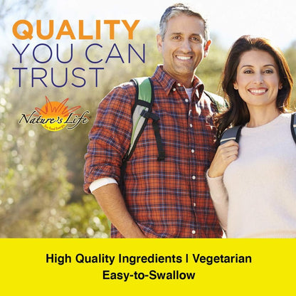 Nature's Life Vitamin K 1000mcg | Phylloquinone K-1 Supplement for Bone & Heart Health | 50 Vegetarian Capsules