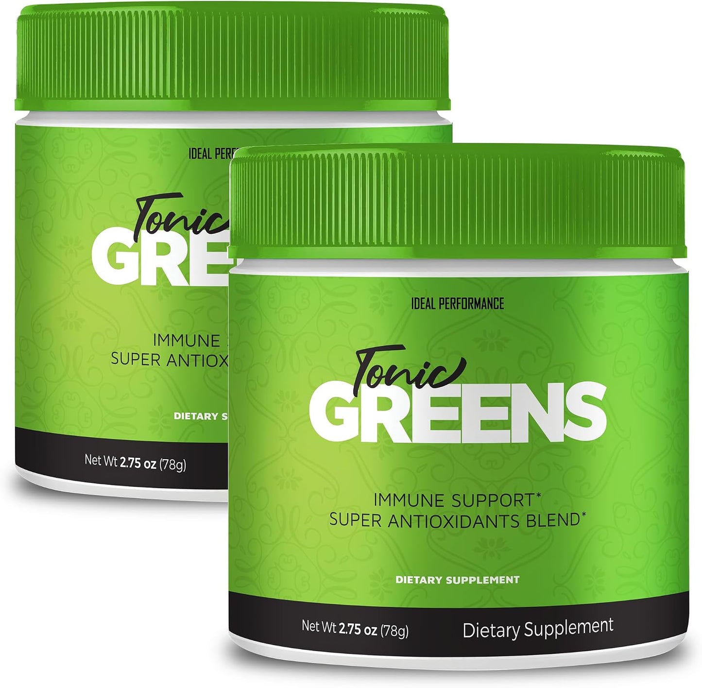 Tonic Greens Powder Vitamin Supplement – Natural Green Blend with BCAA (2 Pack) - görsel 1