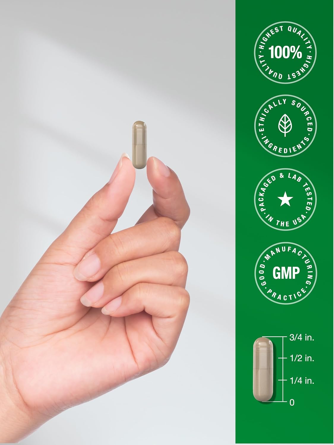 Horbäach Rhodiola Rosea Capsules | 180 Capsules | Non-GMO, Gluten-Free Supplement - görsel 7