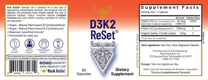 RnA ReSet Total Body Wellness Bundle – Liquid Magnesium, Zinc, Silver, Copper, D3K2 & Whole C, Daily Mineral & Immune Support (5 Formulae)