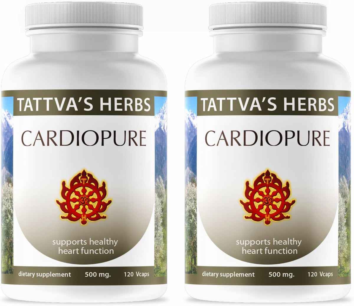 Tattva's Herbs Cardiopure Herbal Ayurvedic Supplement – 240 Vegetarian Capsules - görsel 1