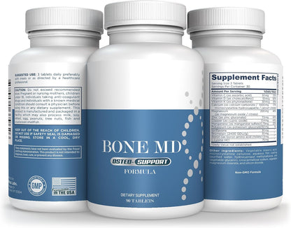 Bone MD Osteo Strength – Ultimate Bone Health Support for Women and Men, 90 Tablets