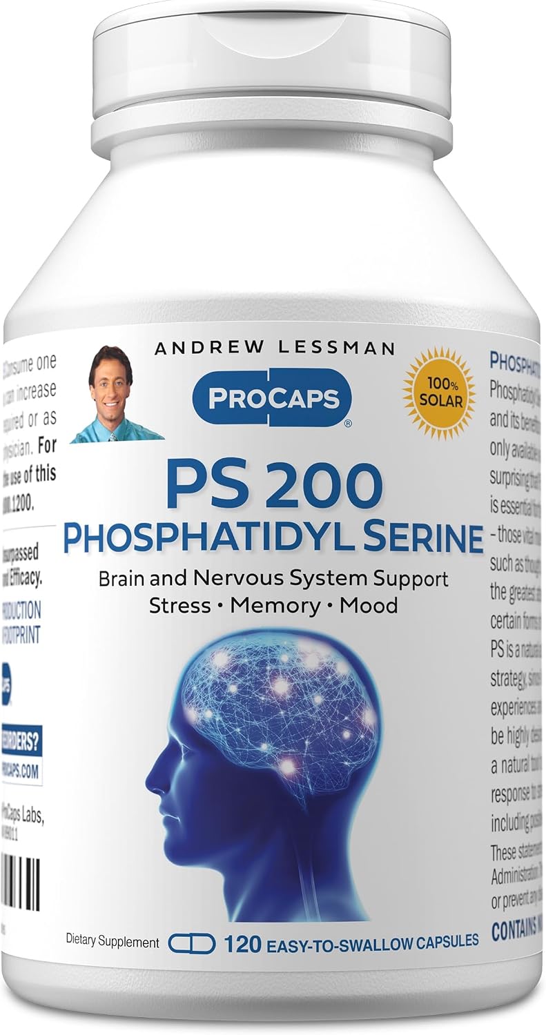 ANDREW LESSMAN PS 200 Phosphatidyl Serine 120 Capsules - görsel 1