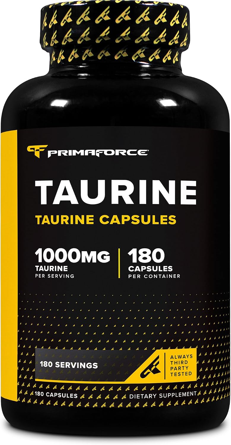 Primaforce Taurine 1000mg Capsules, 180 Capsules - görsel 1