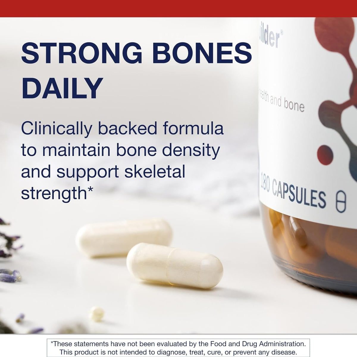 Metagenics Bone Builder Plus - MCHC Supplement for Bone Health with Vitamin D3 - 180 Capsules - görsel 3