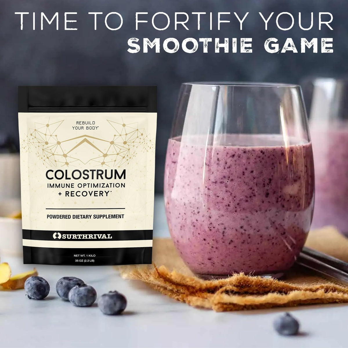 Surthrival Colostrum Powder – Immune Optimisation and Recovery, 6.5oz - görsel 6