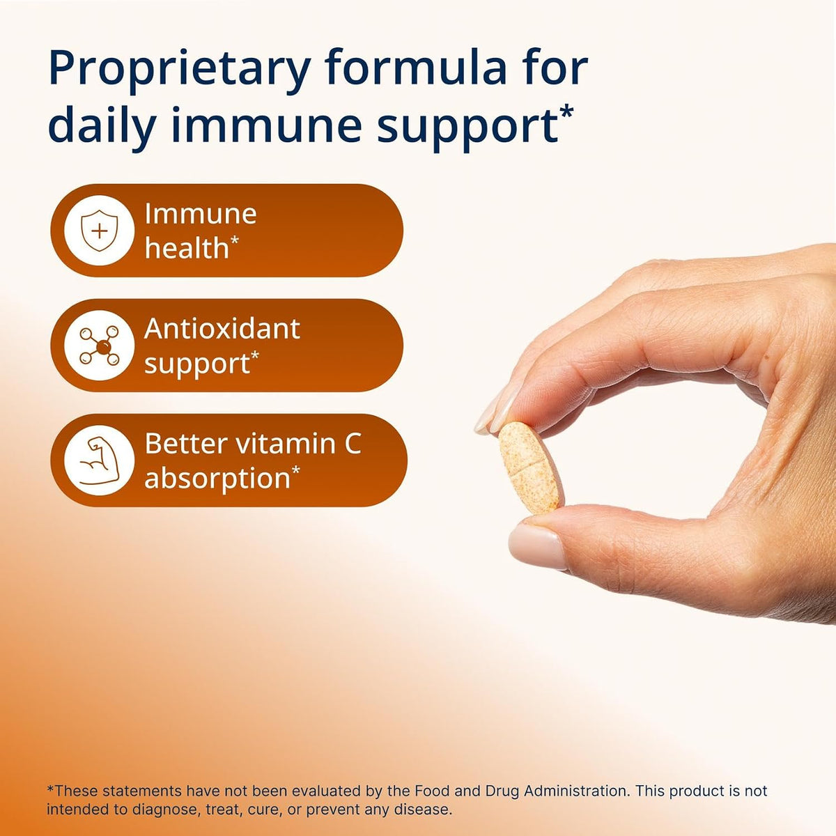 Metagenics Ultra Potent-C 1000 - Buffered Vitamin C Supplement with Antioxidant Support - Supports Immune Health, Collagen Formation & Stomach Comfort - Non-GM & Gluten-Free - 90 Tablets - görsel 3