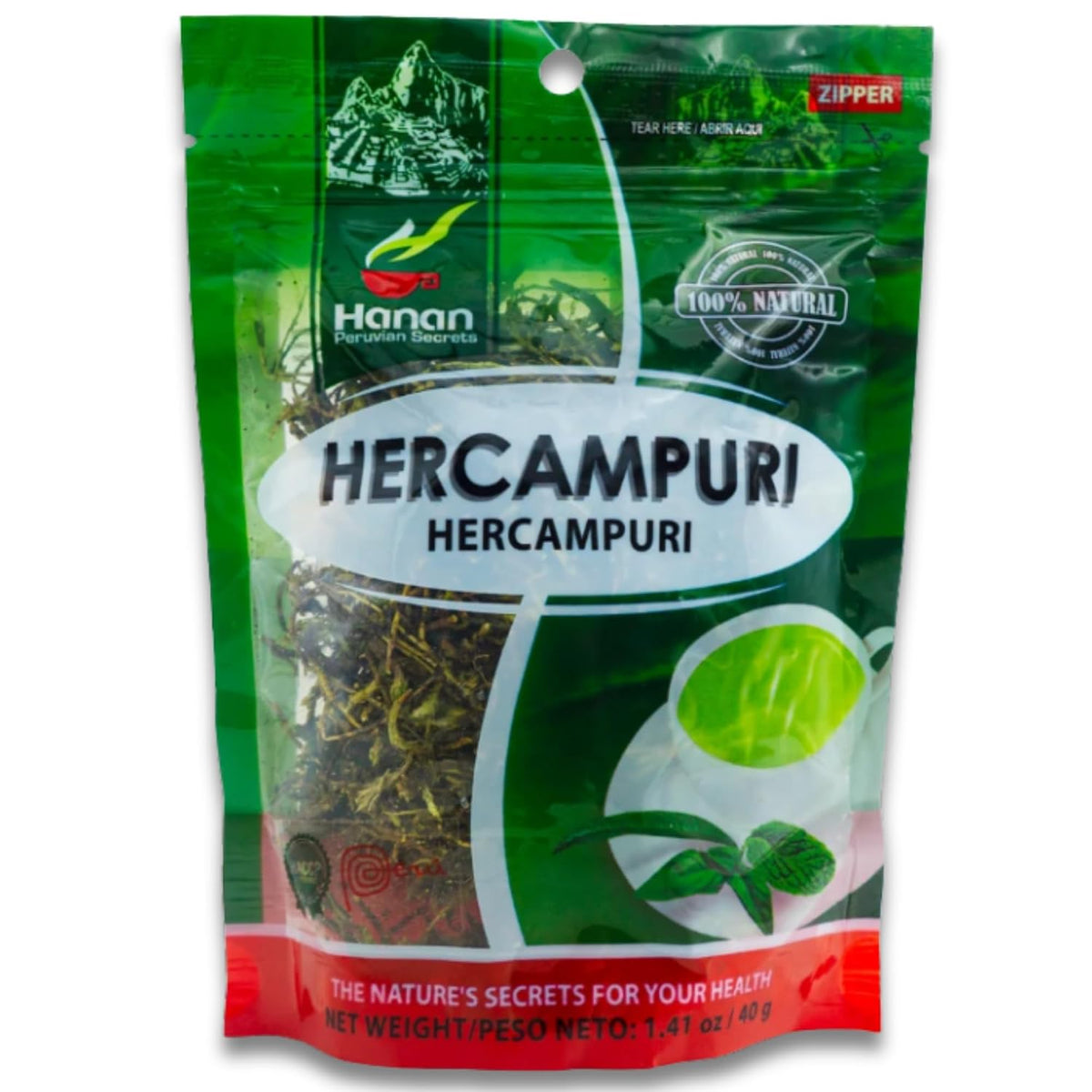 Hanan Peruvian Secrets Hercampuri – 100% Natural Gentianella Alborosea 40g (1.41oz) – Traditional Herbal Tonic - görsel 1