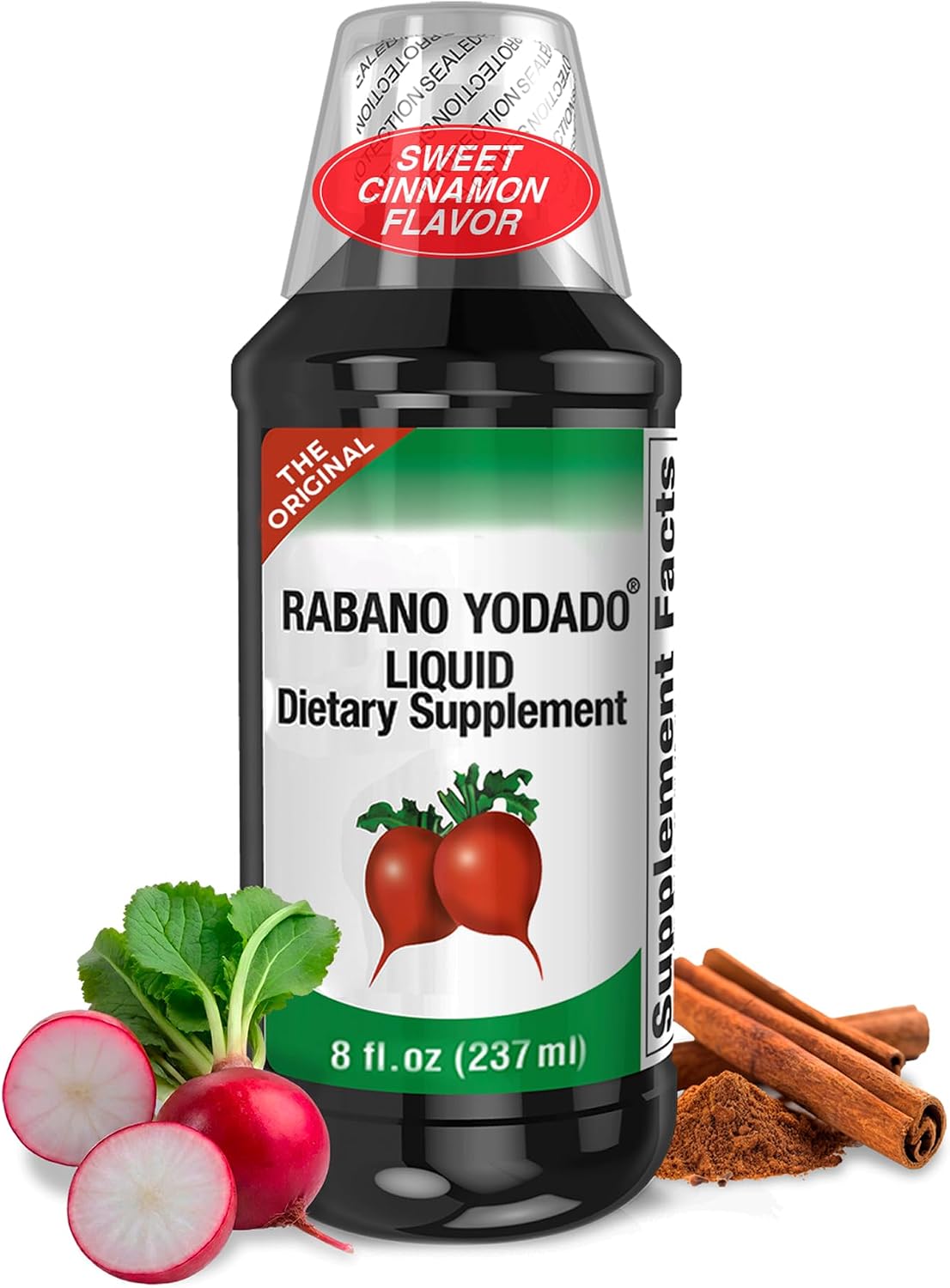 Rabano Yodado Ionised Radish Dietary Liquid Supplement – Iodine, Vitamin B1, B6 & B12 – 237 ml - görsel 1