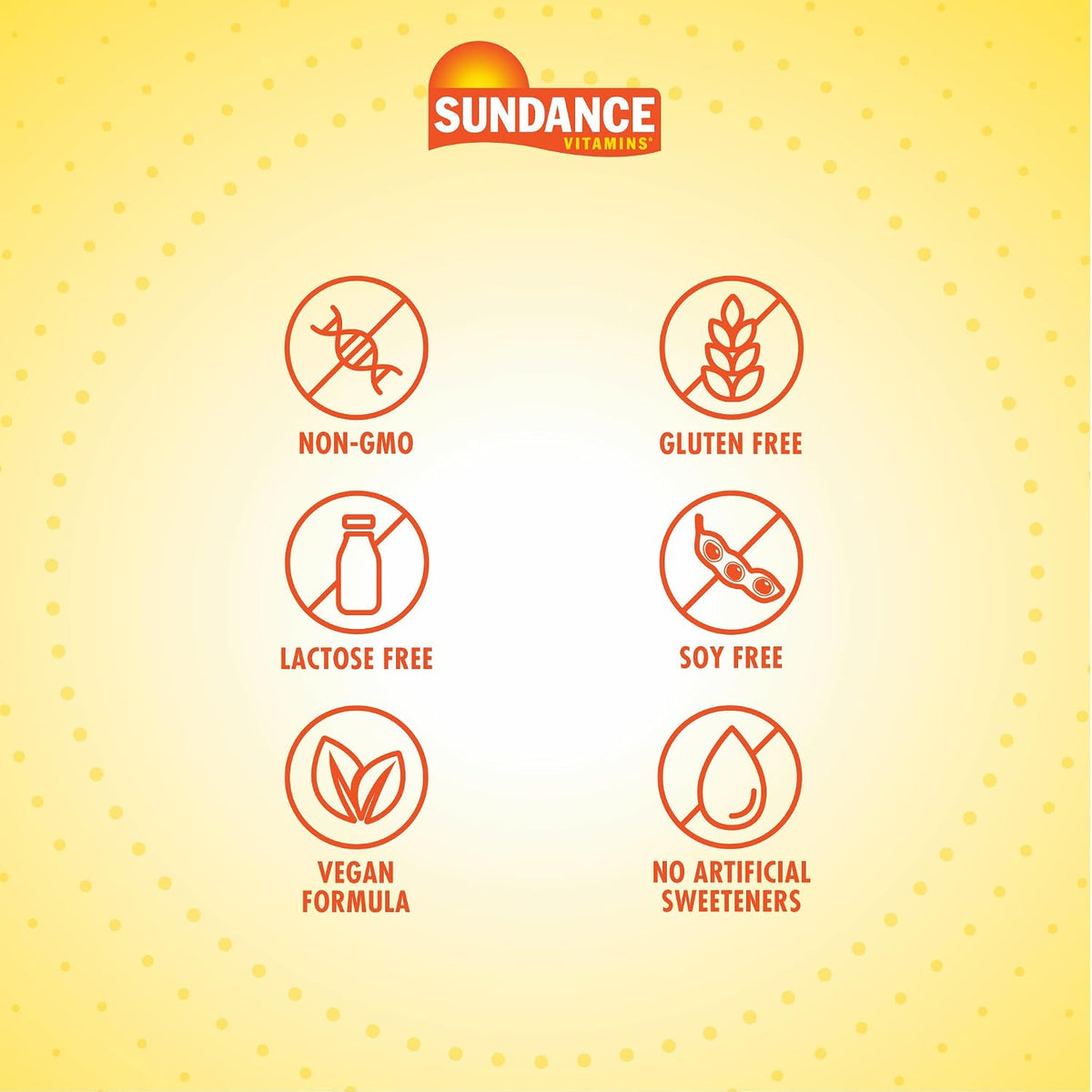Sundance Hair, Skin and Nails Gummies with – Free from common allergens: gluten, dairy, soya – Image 4