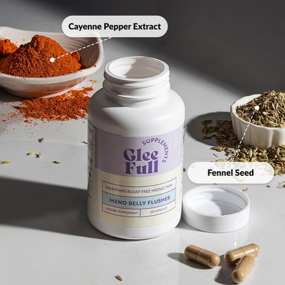 GleeFull Meno Belly Flusher – Menopause Supplement for Women