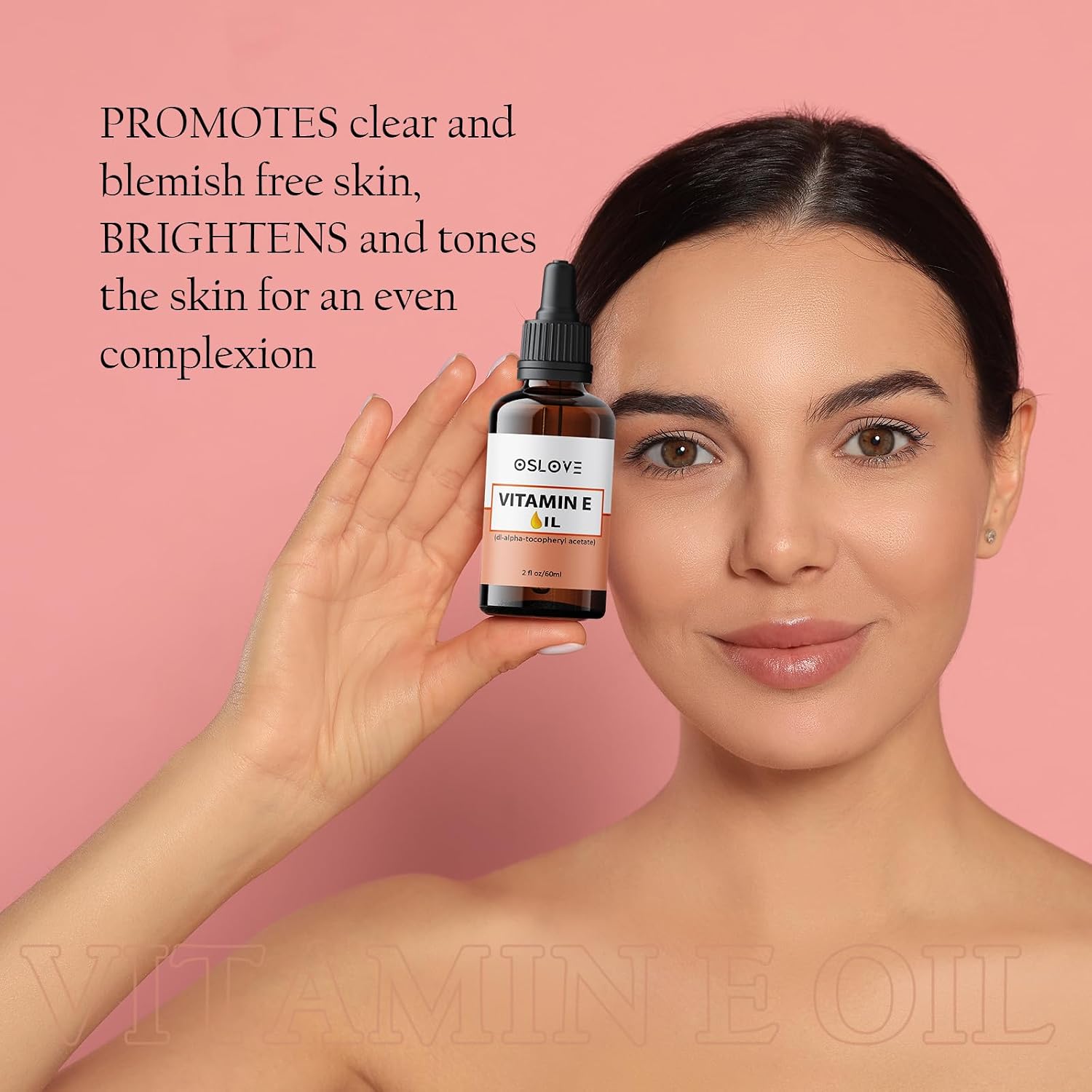 Pure Vitamin E Oil - 60 ml by Oslove - Uses neat or in Skin and Hair Product Formulations | Moisturising and Softening for Hair, Nails and Skin - görsel 3