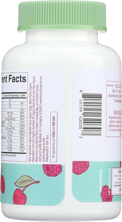 MaryRuth's Multivitamin Gummies for Women, Ages 14+, 60 Gummies