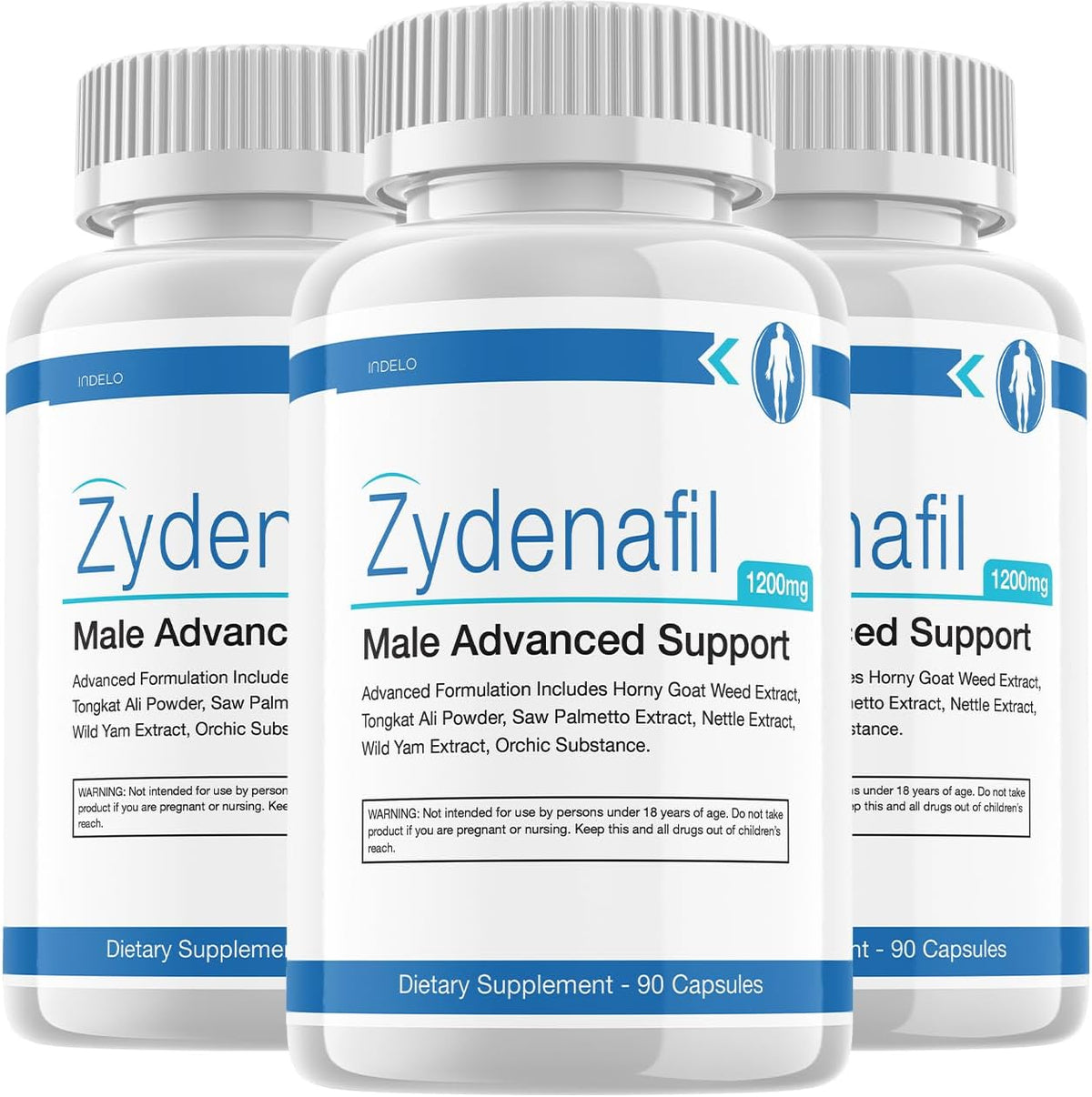 (3 Pack) Zydenafil for Men, Zydenafil Pills for Men Advanced Performance Supplements, Zydenafil Performance, Zydenafil Reviews Male (180 Capsules) - görsel 1