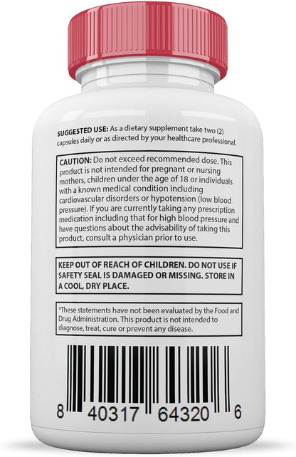 Gluco Renu Extreme - Glucose Support Capsules with Turmeric, Berberine & Resveratrol (60 Capsules)