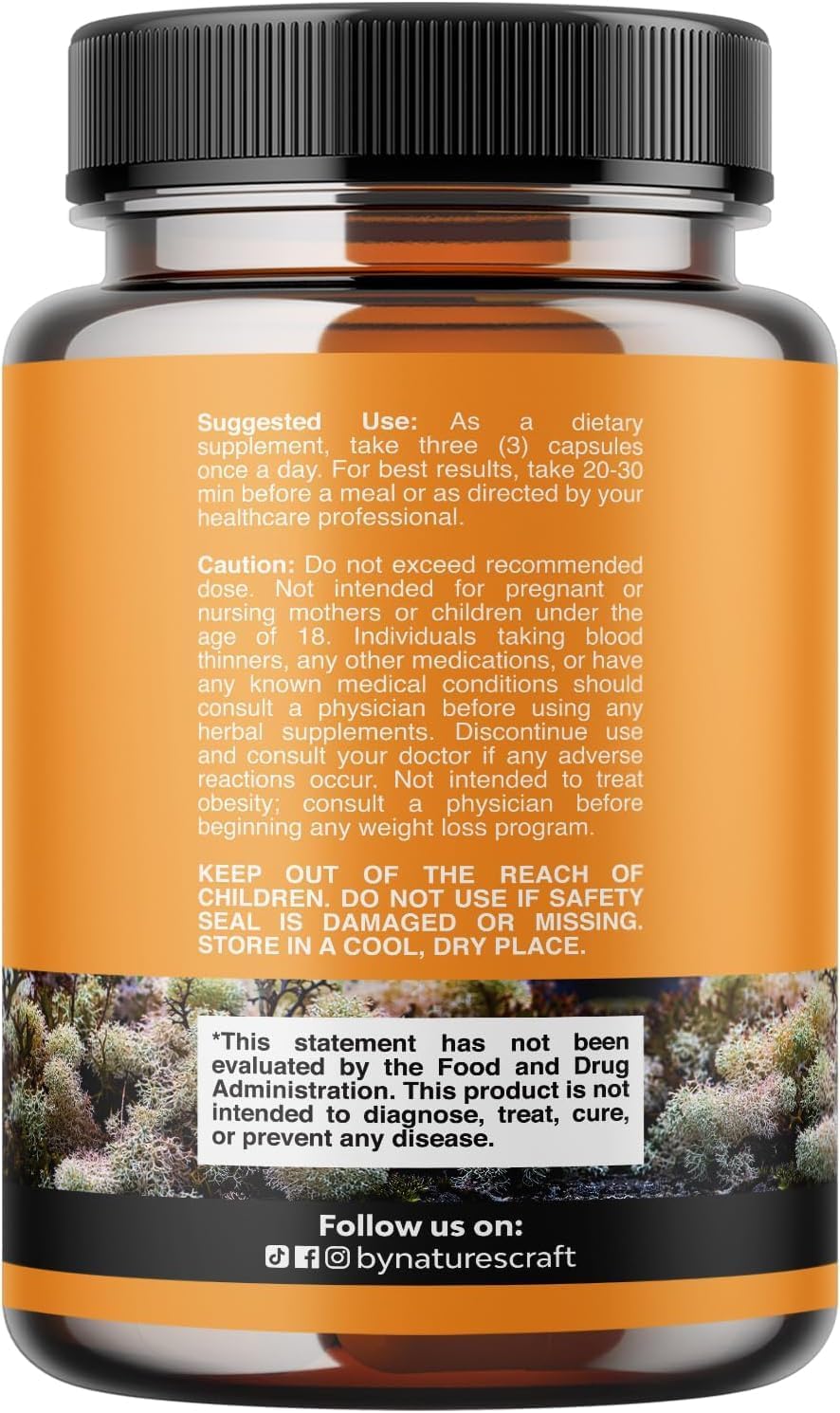 Natures Craft Irish Sea Moss Capsules – Superfood Complex with Bladderwrack, Burdock Root and BioPerine for Immune Support, Skin Health and Thyroid Support (Vegan, Non-GM, 90 Count) - görsel 8