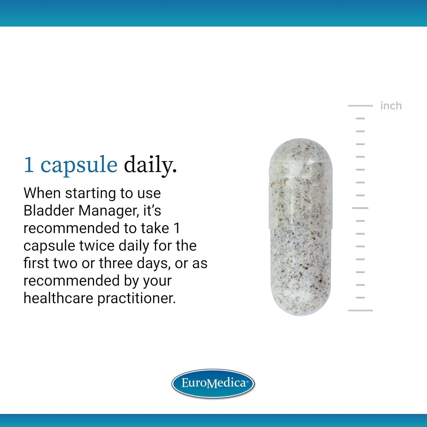 Euromedica Bladder Manager - 30 Capsules - Clinically Studied Herbal Support for Bladder Health - görsel 4