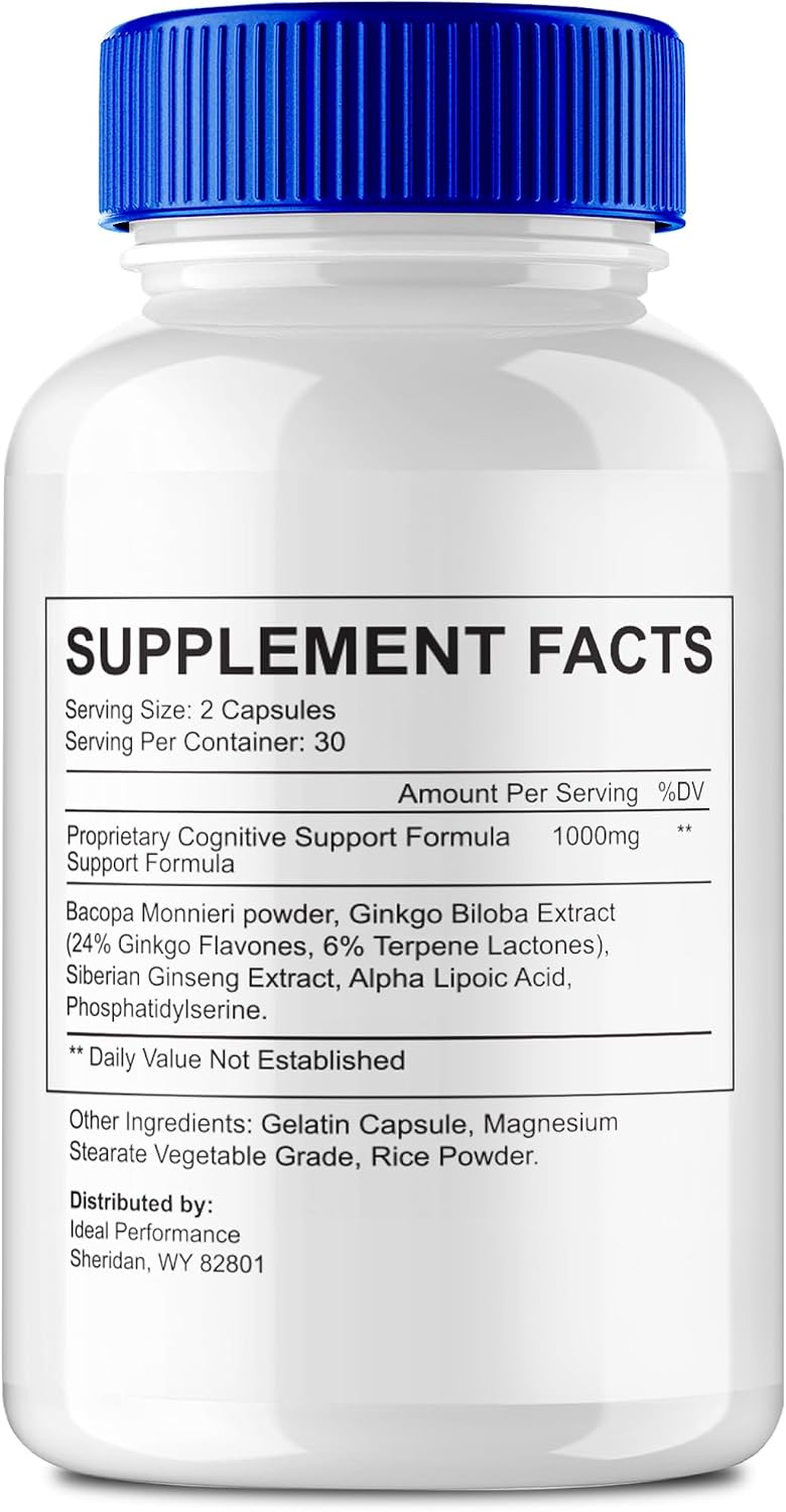 Neuro Sync Capsules - Advanced Formula Nootropic Supplement for Nerve and Brain Health Support (2 Pack) - görsel 2