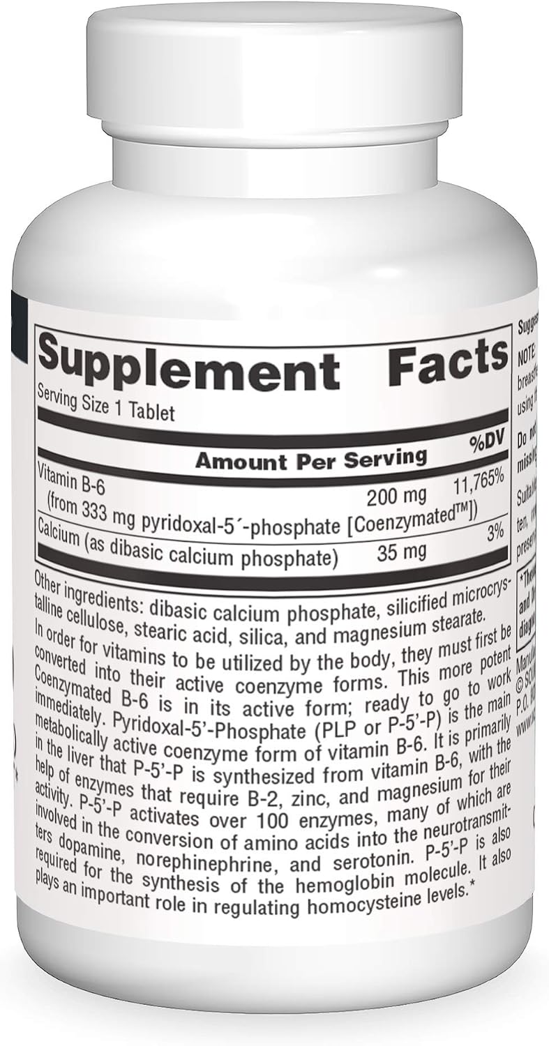 Source Naturals Coenzymated B-6, 333mg - 30 Tablets - görsel 3
