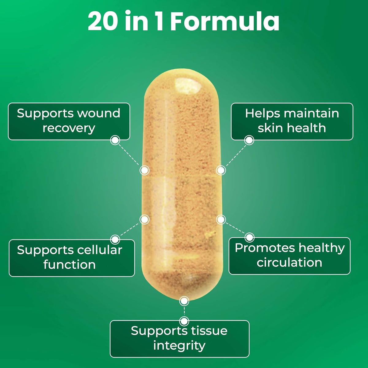 Free Life Labs WoundWorx Nutrition-Scar and Surgery Support, 90 Capsules – Image 7