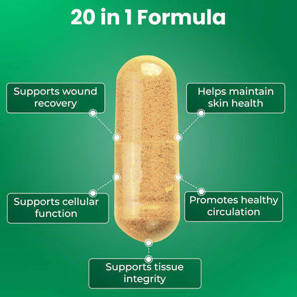 Free Life Labs WoundWorx Nutrition-Scar and Surgery Support, 90 Capsules – Image 7