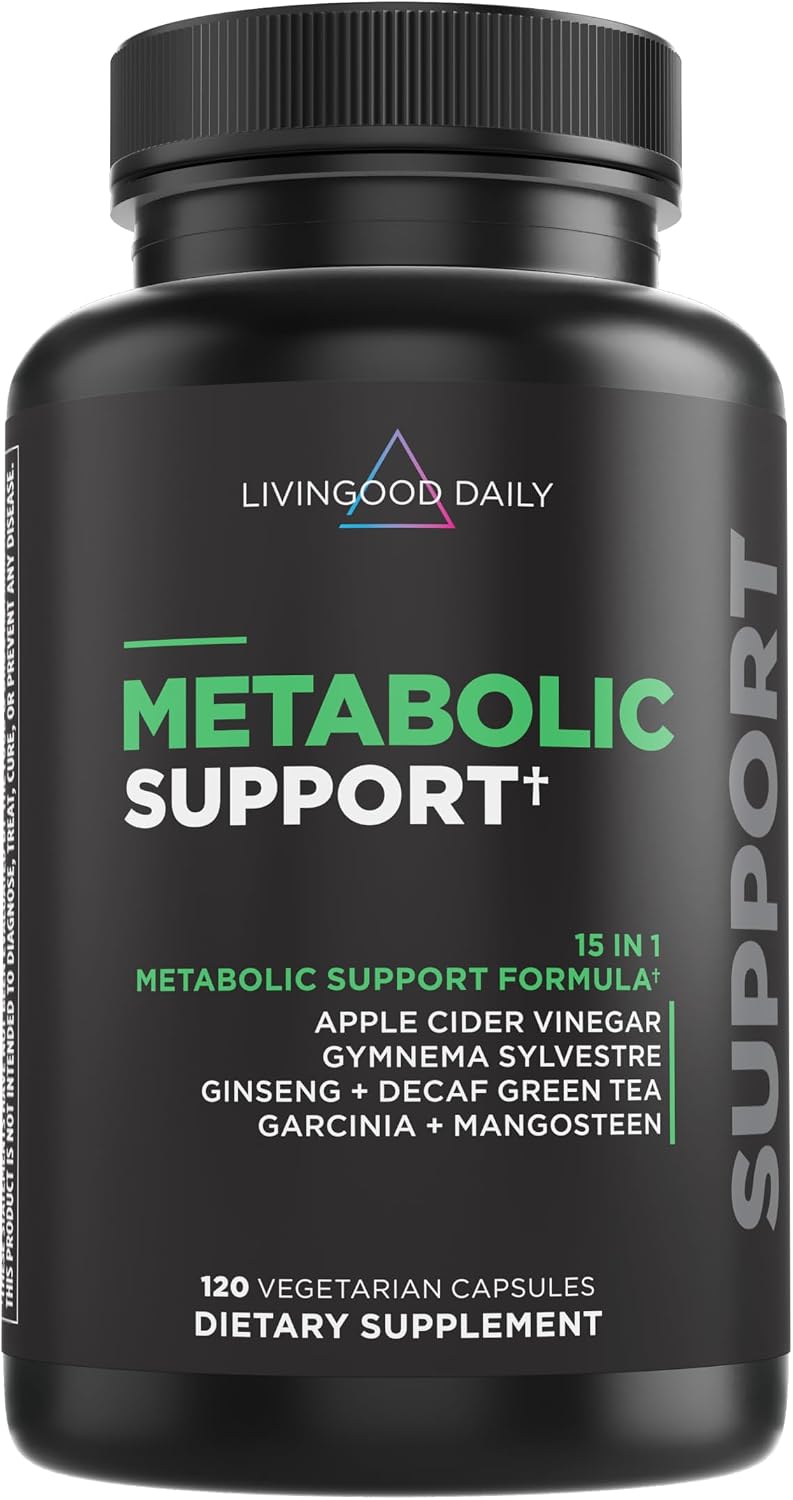 Livingood Daily Metabolism Booster for Women & Men - 120 Vegetarian Capsules - görsel 1