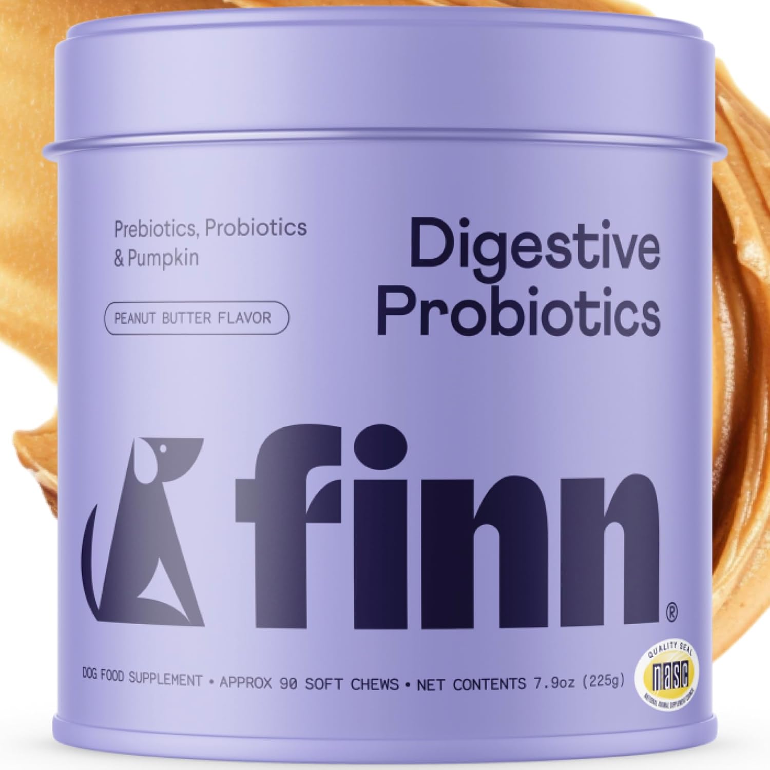 Finn Digestive Probiotics for Dogs | Pumpkin & Prebiotics | Beef | 90 Soft Chews - görsel 9